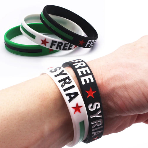 Free Syria Silicone Wristband