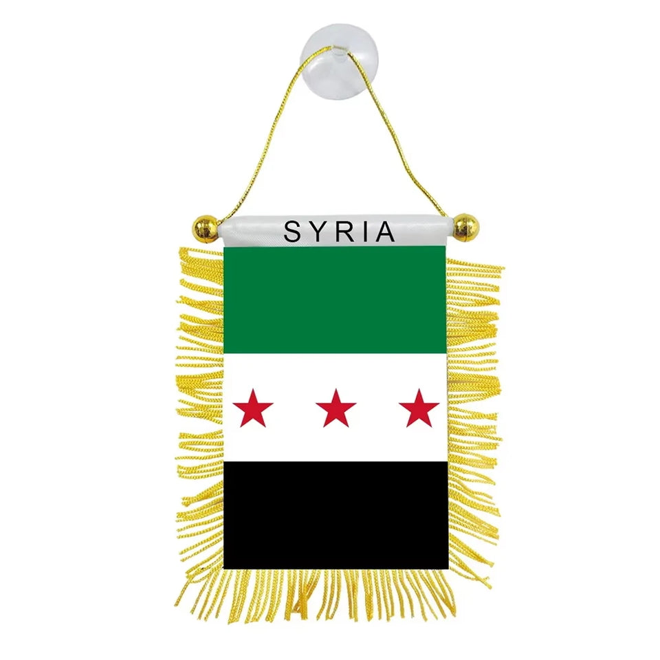 Syrian three Star Scarf Banner