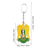 Syria eagle Keychain Holder Key Car gift