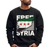 FREE SYRIA UNISEX ROUND NECK HOODIE